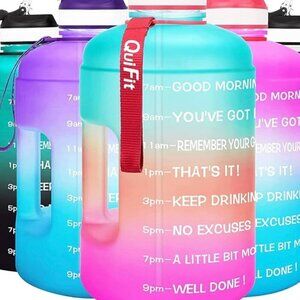 QuiFit Motivational Gallon Water Bottle NWOT